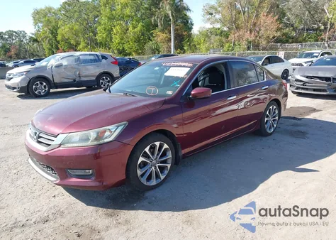 2013 Honda Accord Sport from USA, damaged, VIN 1HGCR2F58DA242103
